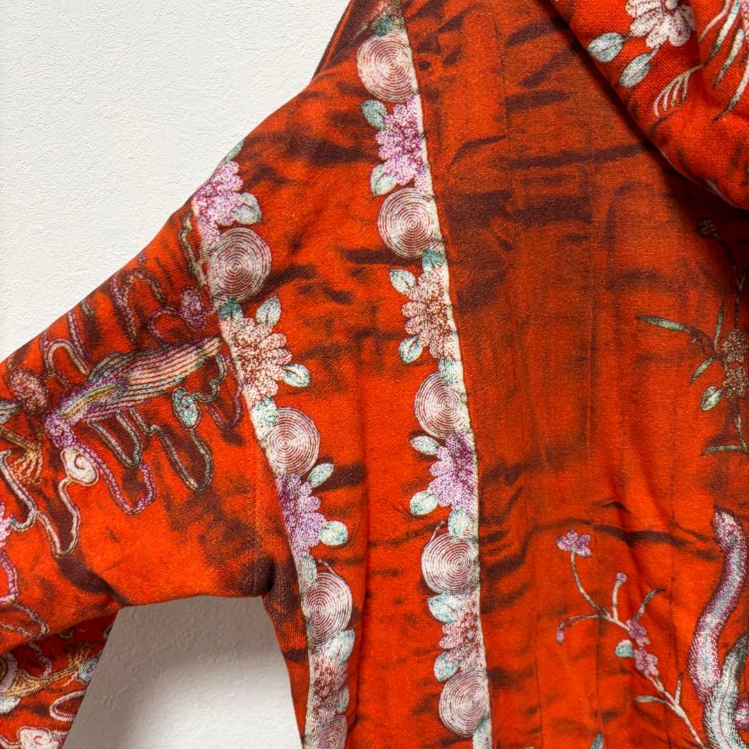 AHCAHCUM あちゃちゅむ　刺繍プリント　BIGパーカー