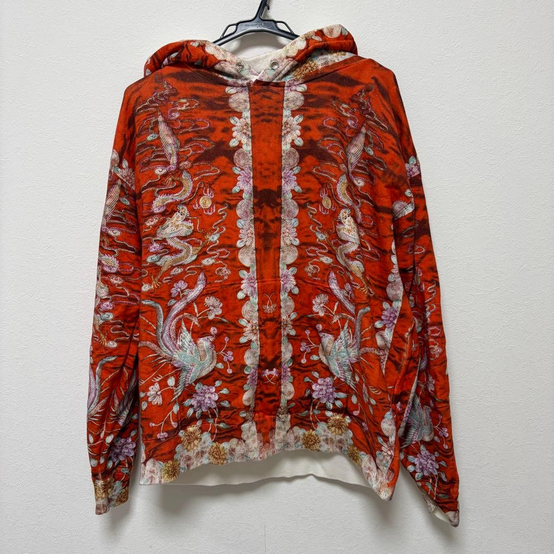 AHCAHCUM あちゃちゅむ　刺繍プリント　BIGパーカー