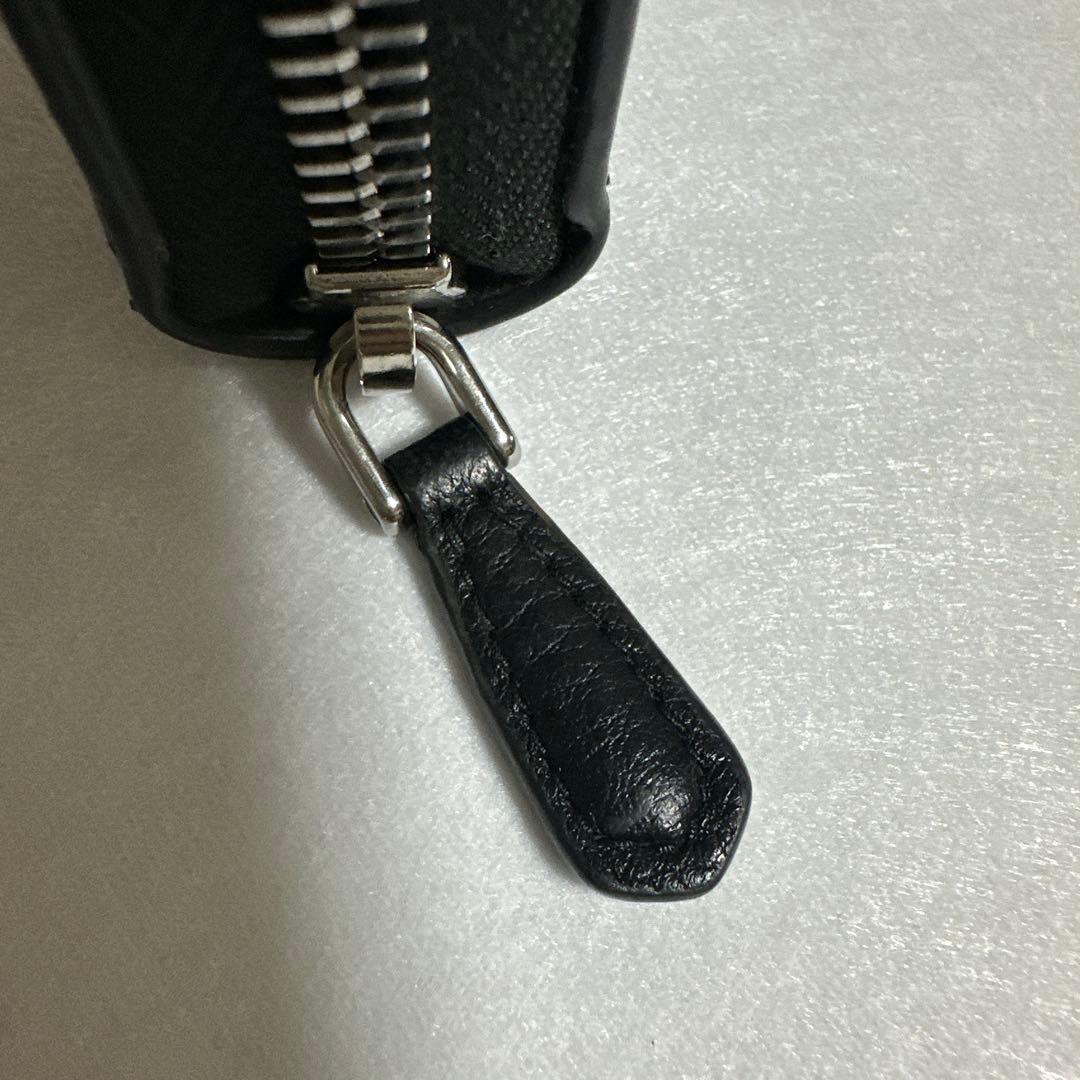 美品 PRADA ブラック 長財布 認証カード付き