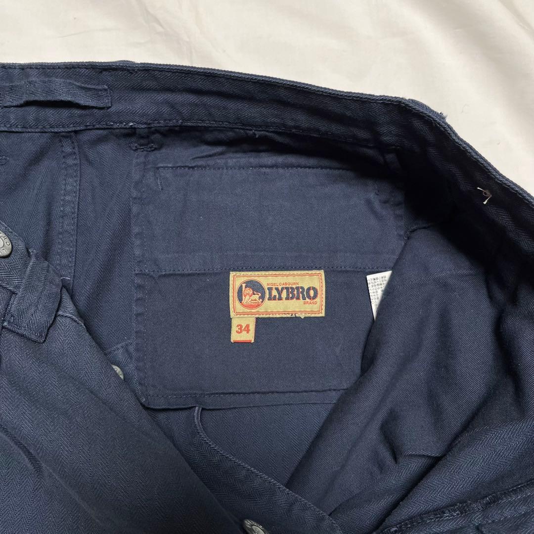 Nigel Cabourn ナイジェルケーボン ヘリンボーン ツータックパンツ