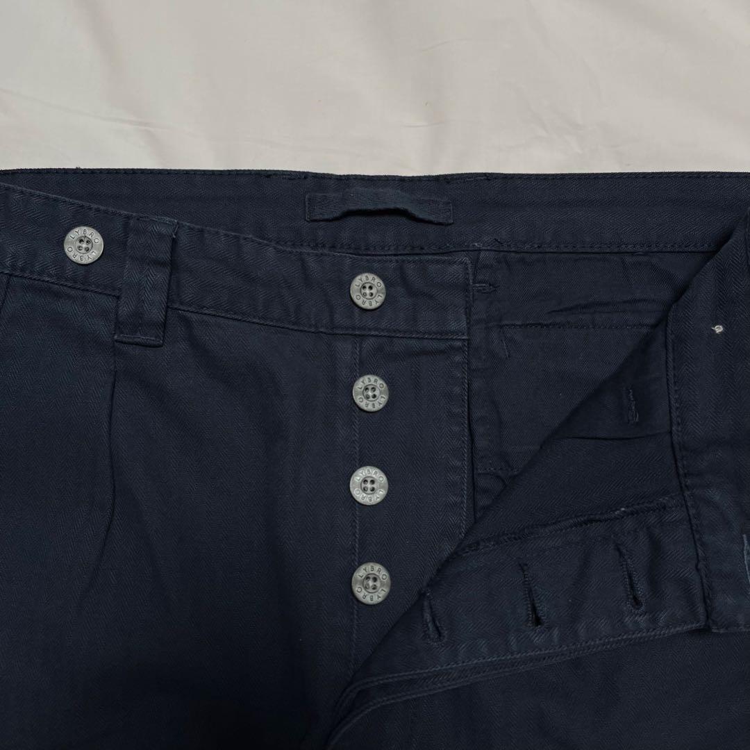 Nigel Cabourn ナイジェルケーボン ヘリンボーン ツータックパンツ