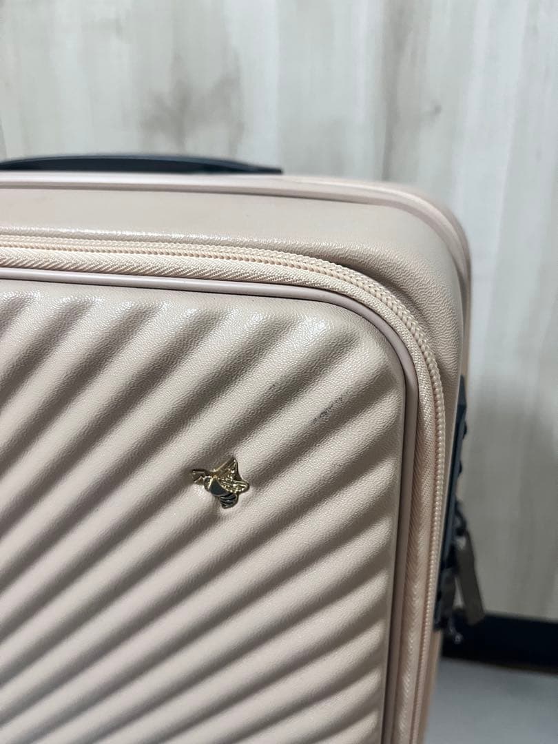 ハントマイン　スーツケース　フロントポケットダリアベージュ　機内持ち込み