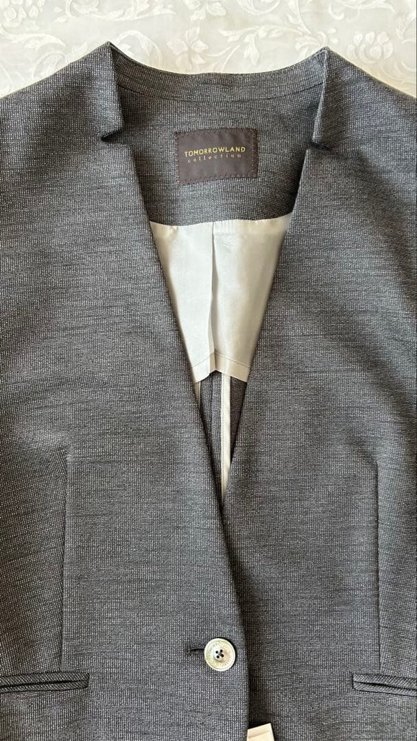 TOMORROWLAND ポリエステルウールモクロディ キザミカラー　新品