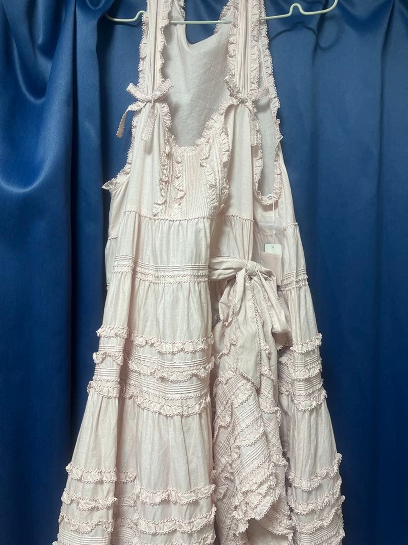 ケ*♡様 タグ付き新品未使用　ピンクハウス　たくし上げリボン付きローンタブリエ