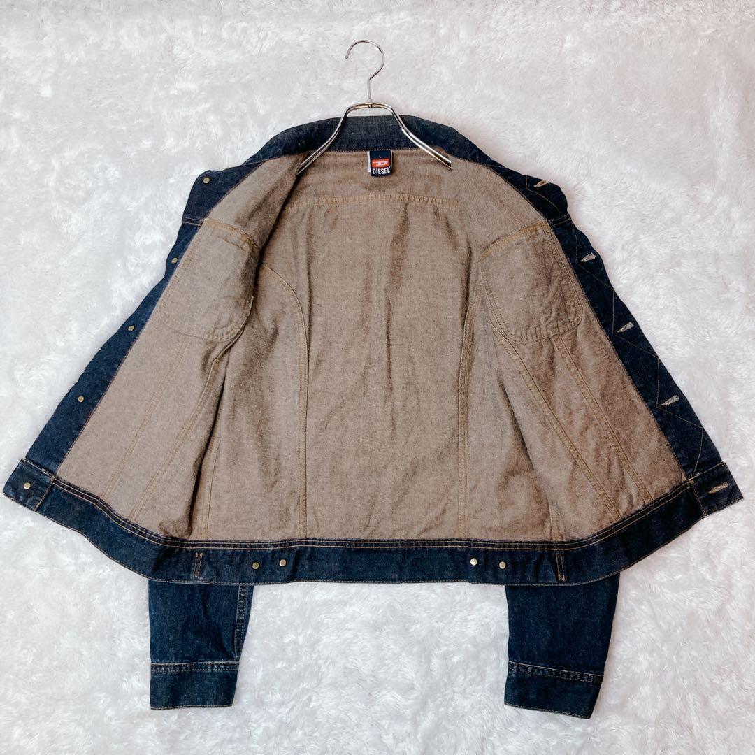 DIESEL ディーゼル デニムジャケット ジージャン デニムブルゾン Lサイズ