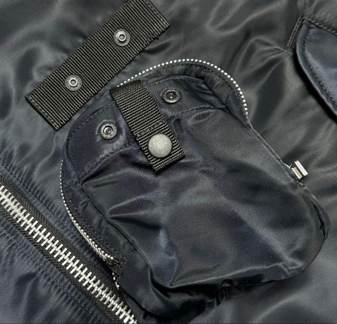 syte yohji yamamotoナイロンオーバーサイズボンバージャケット