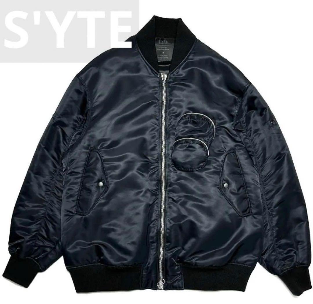 syte yohji yamamotoナイロンオーバーサイズボンバージャケット