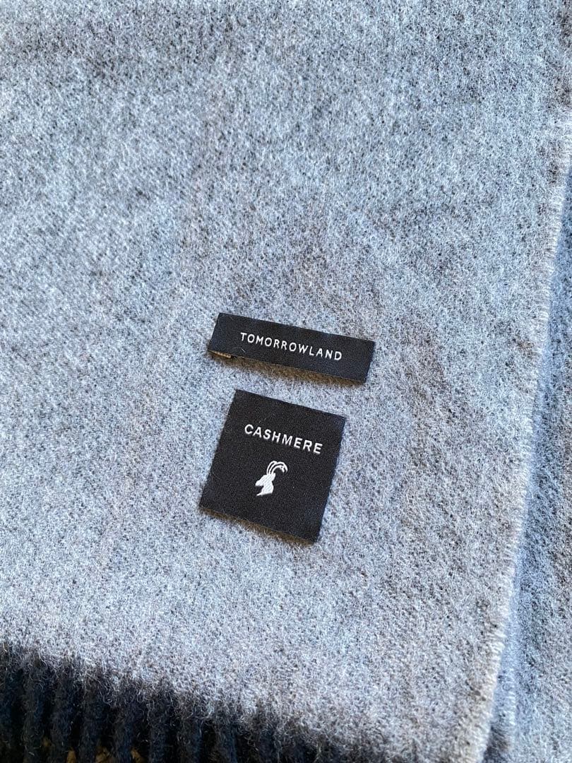 TOMORROWLAND カシミヤ グレー マフラー