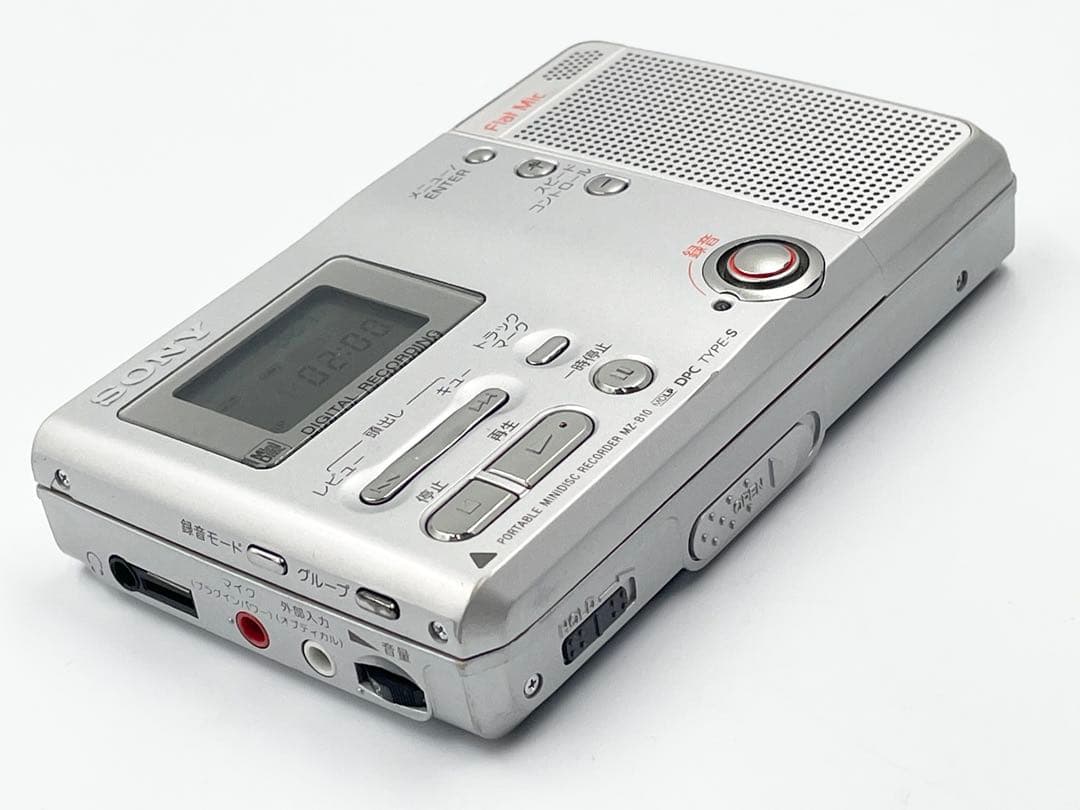録音再生○ 動作良好　SONY MZ-B10 単三電池式　MDレコーダー