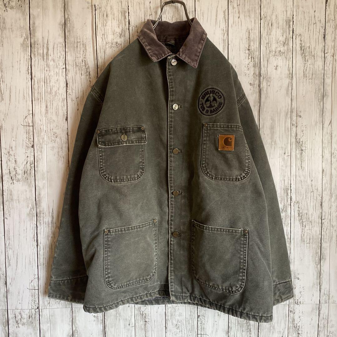 【名作】カーハート ミシガンチョアコート モスグリーン C02 MOS M