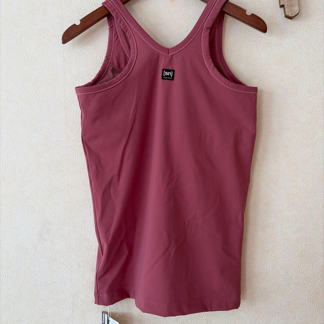 super.natural レースバックタンク　XS