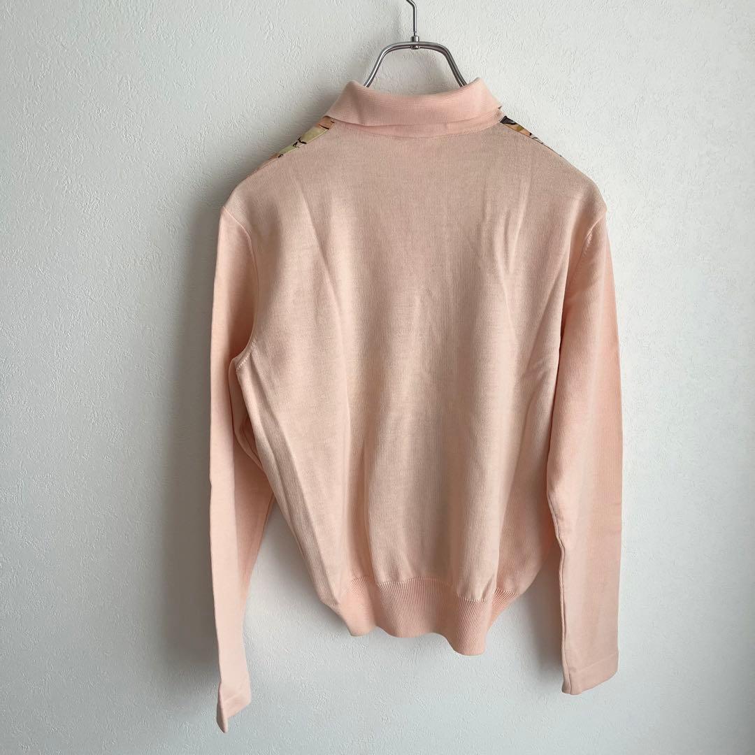 【未使用級✨】HERMES ニット　ポロシャツ　シルク100% セリエボタン