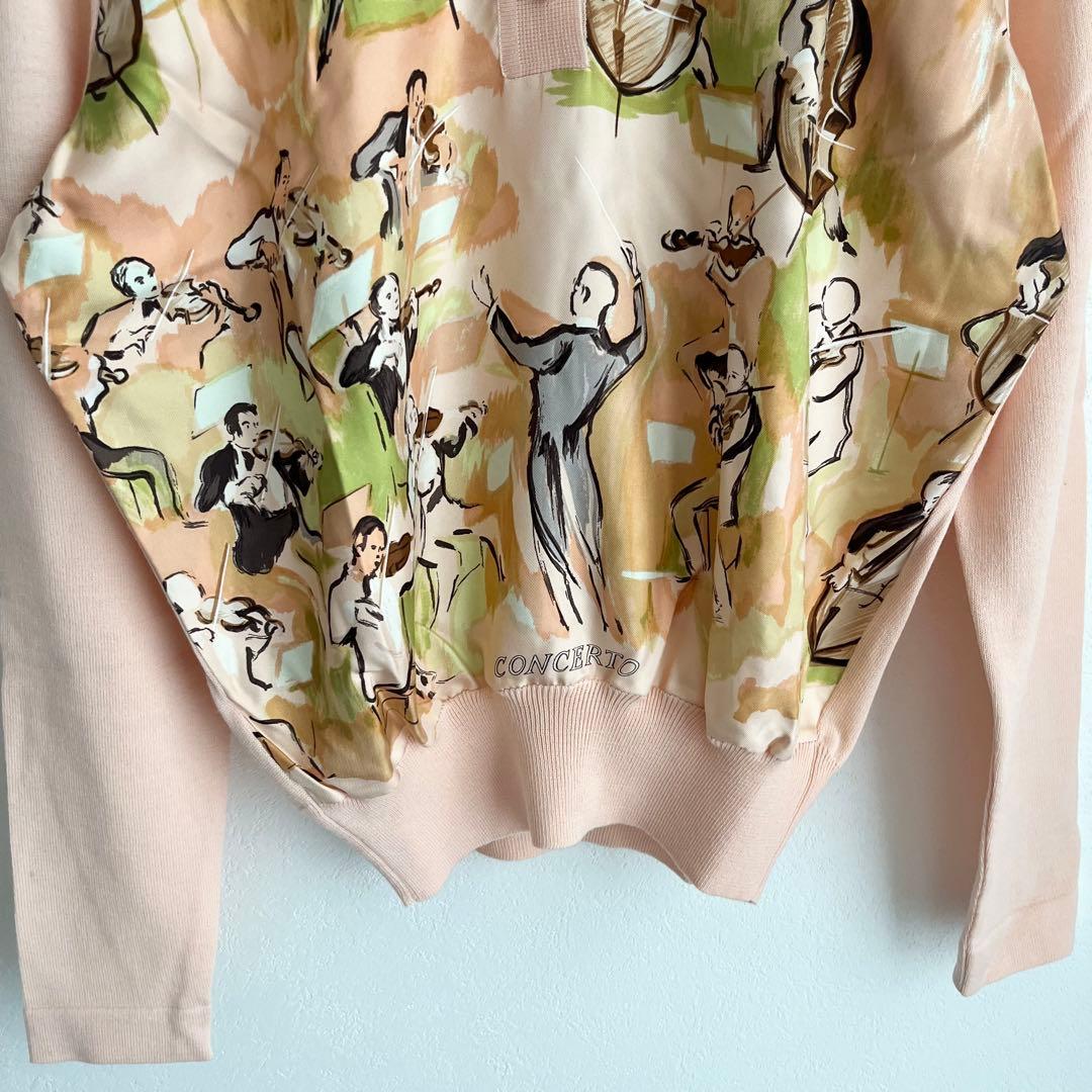 【未使用級✨】HERMES ニット　ポロシャツ　シルク100% セリエボタン