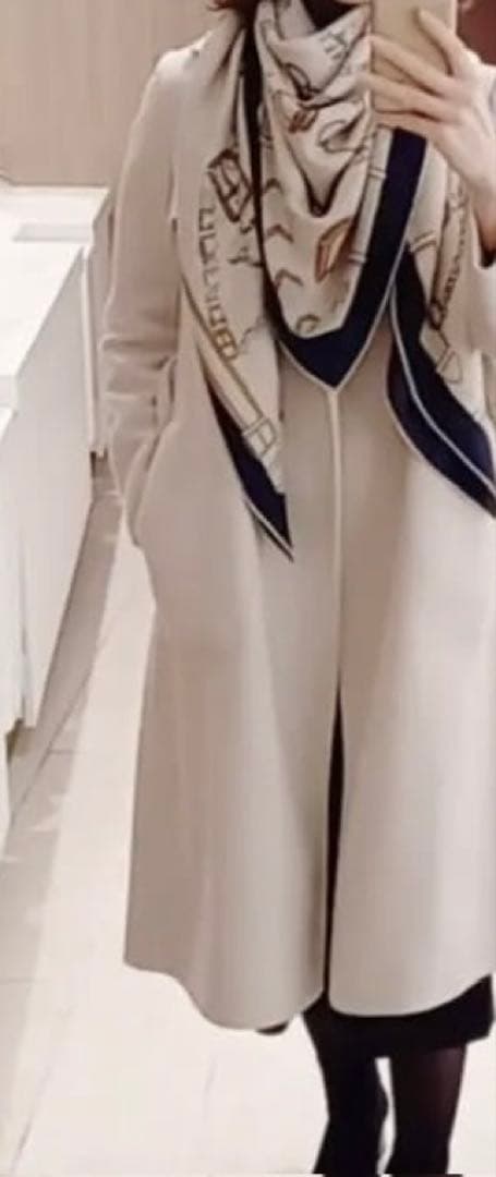 超良品⭐︎22AW エポカ ウールリバーコート ダブルフェイス 38 週末セール