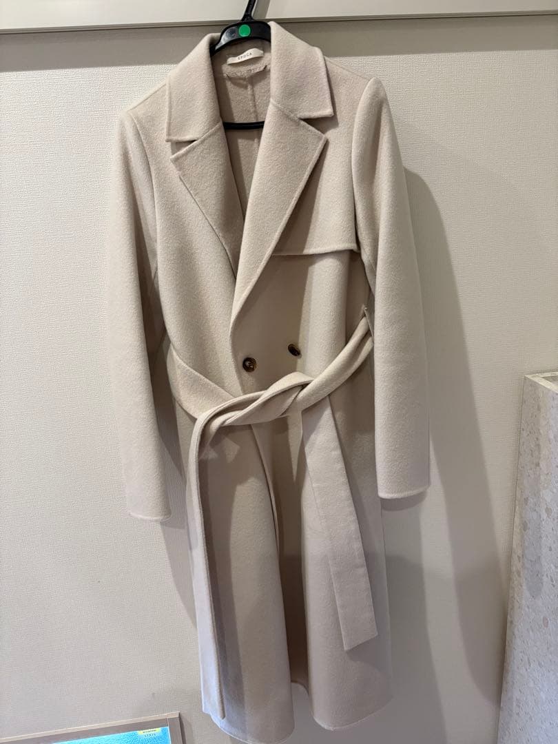 超良品⭐︎22AW エポカ ウールリバーコート ダブルフェイス 38 週末セール