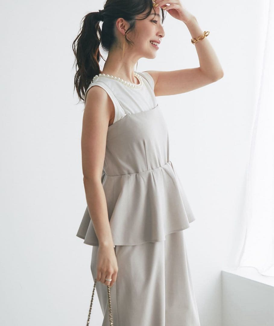 出品9/30まで⭐︎タグ付新品⭐︎ベアトップオールインワン　ラブティックボンボン