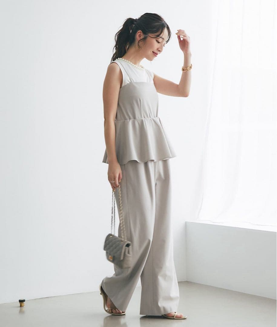 出品9/30まで⭐︎タグ付新品⭐︎ベアトップオールインワン　ラブティックボンボン