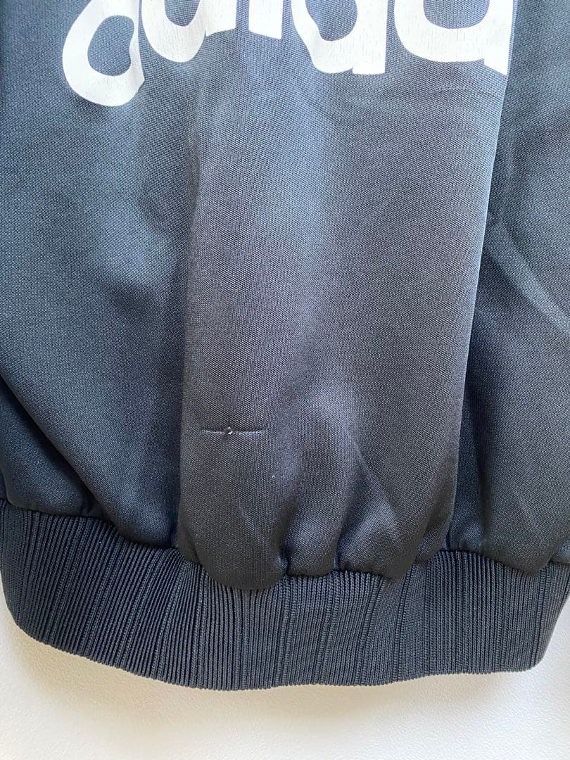 90s アディダス デサント製 セットアップ ジャージ XO 黒　ビッグロゴ