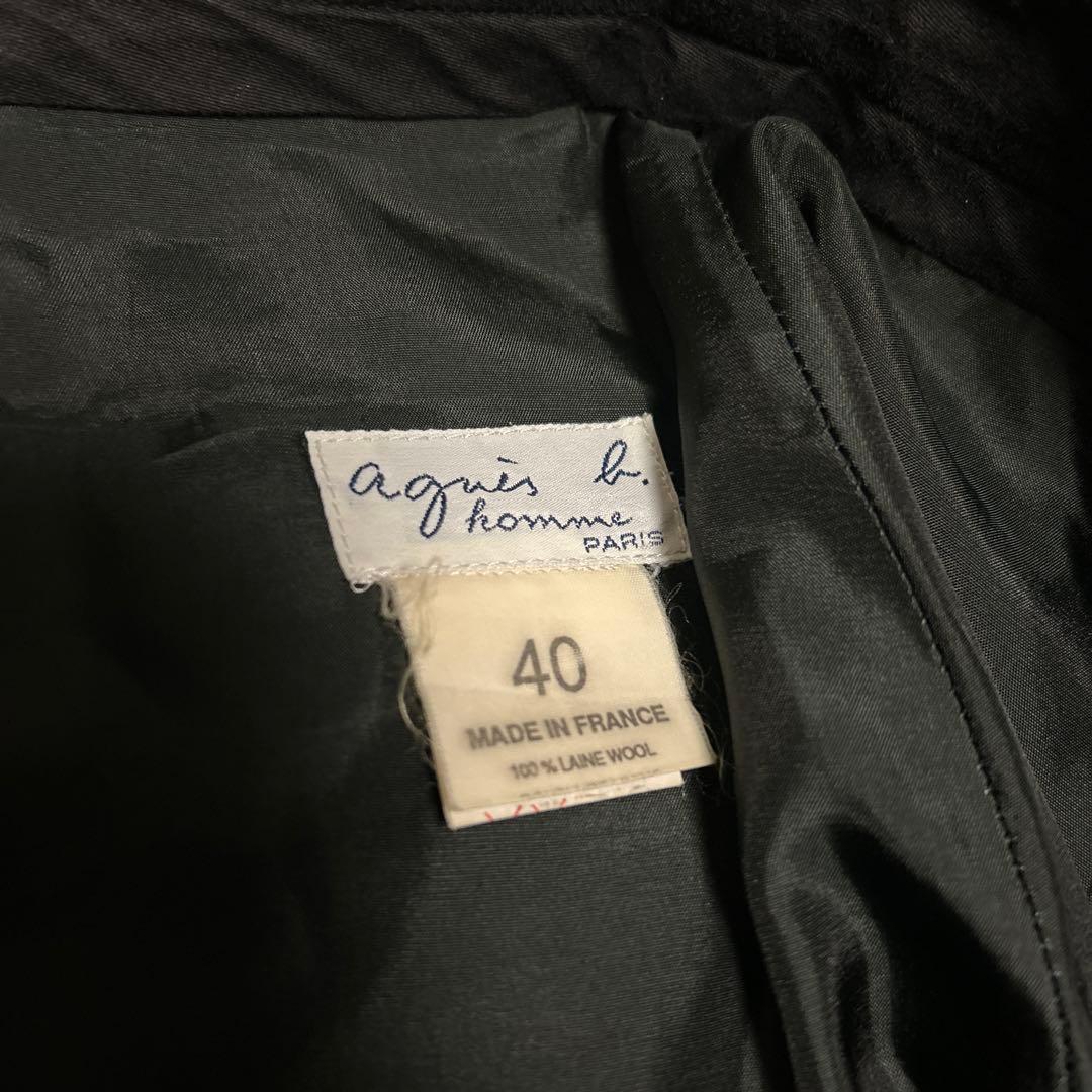 S*y様 90s agnès b. HOMME ウールスラックス フランス製