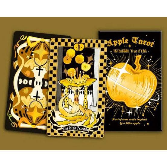 【正規品タロットカード】超レア✨可愛いリンゴのデッキ／限定版ゴールデンアップル