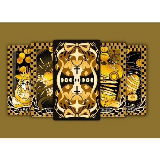 【正規品タロットカード】超レア✨可愛いリンゴのデッキ／限定版ゴールデンアップル