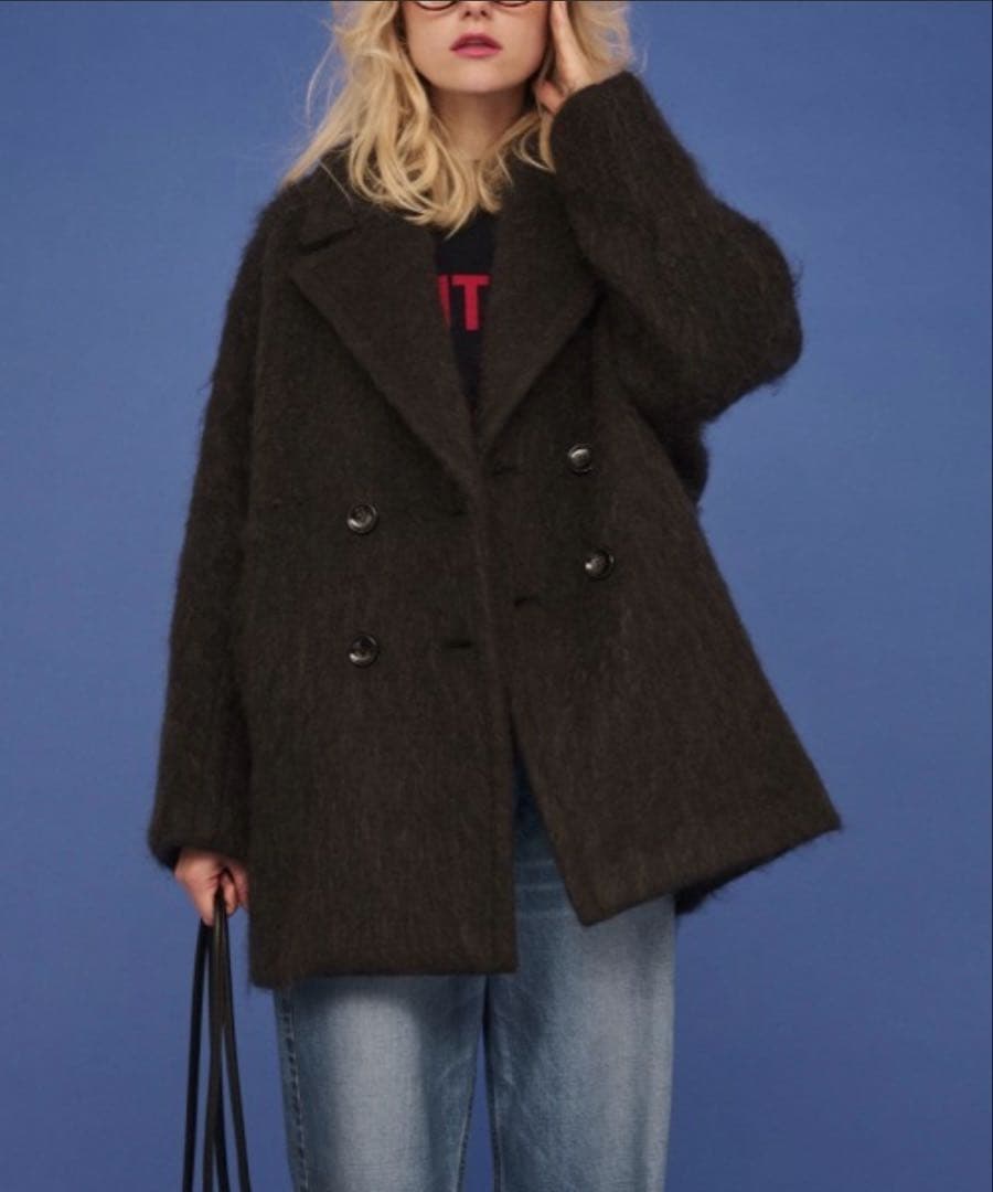 ミッチー様⭐︎専用　Rouge vif シャギーピーコート　36