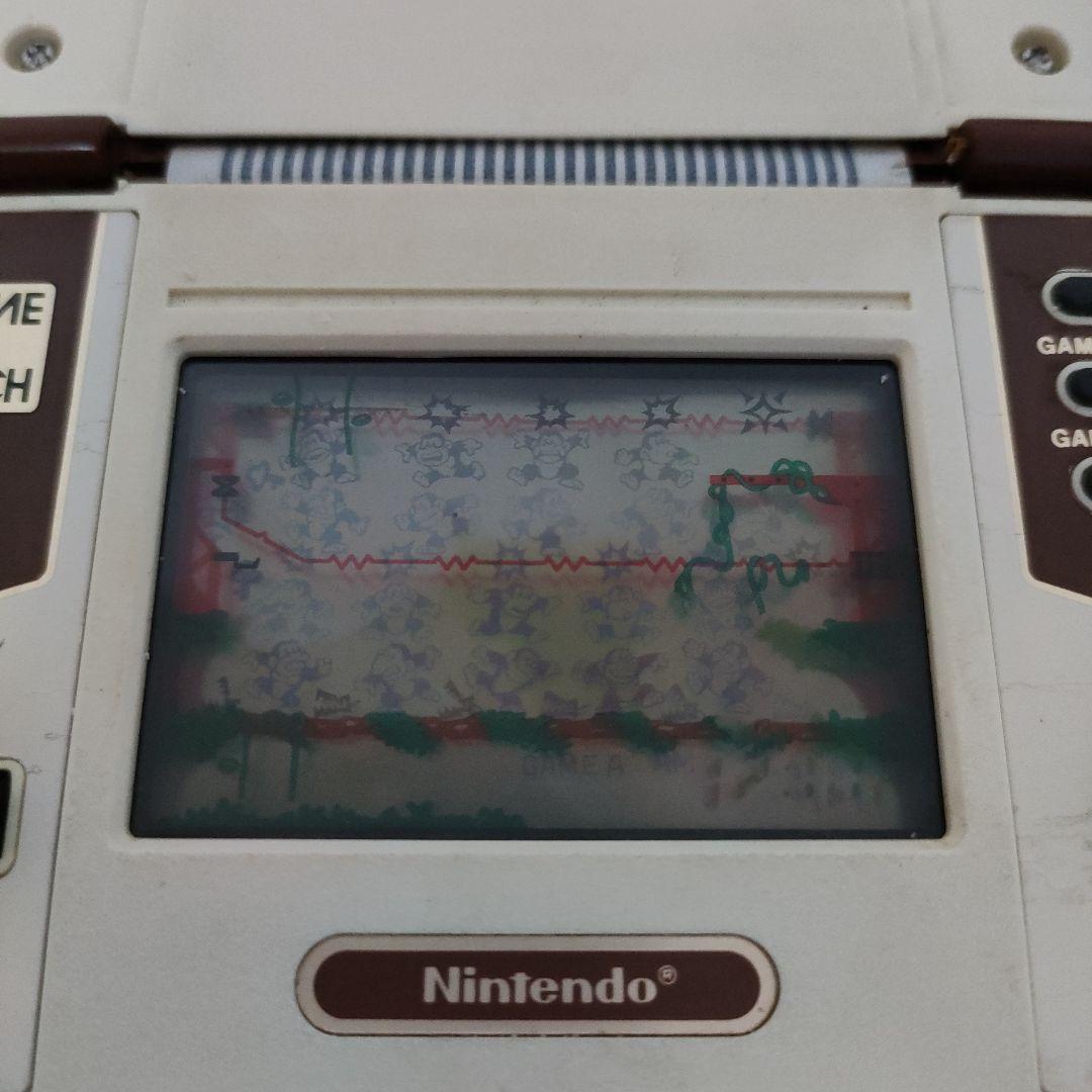 ゲームアンドウォッチ ドンキーコングIIニンテンドー任天堂メンテナンス済み