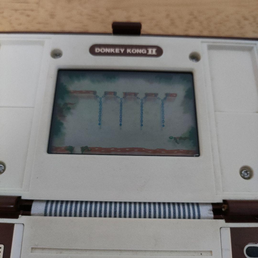 ゲームアンドウォッチ ドンキーコングIIニンテンドー任天堂メンテナンス済み