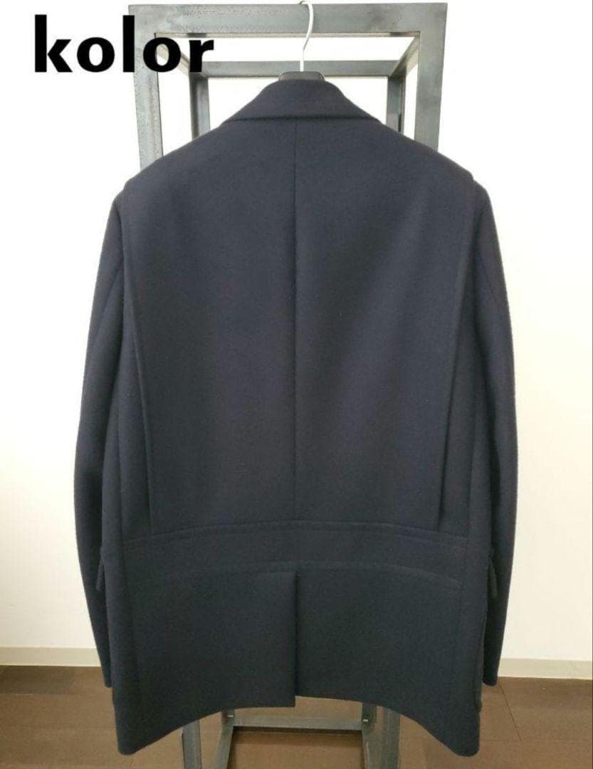 kolor / タスマニア カシミアメルトンオーバーサイズJKT/NV/サイズ2