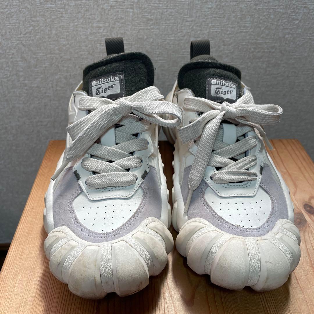 Onitsuka Tiger スニーカー 24.0cm ホワイト/グレー
