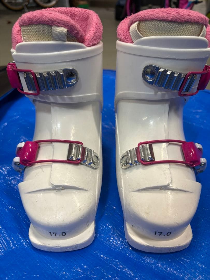 子供用スキーセット3点　キッズ　swallow スキー板100cm 靴17cm