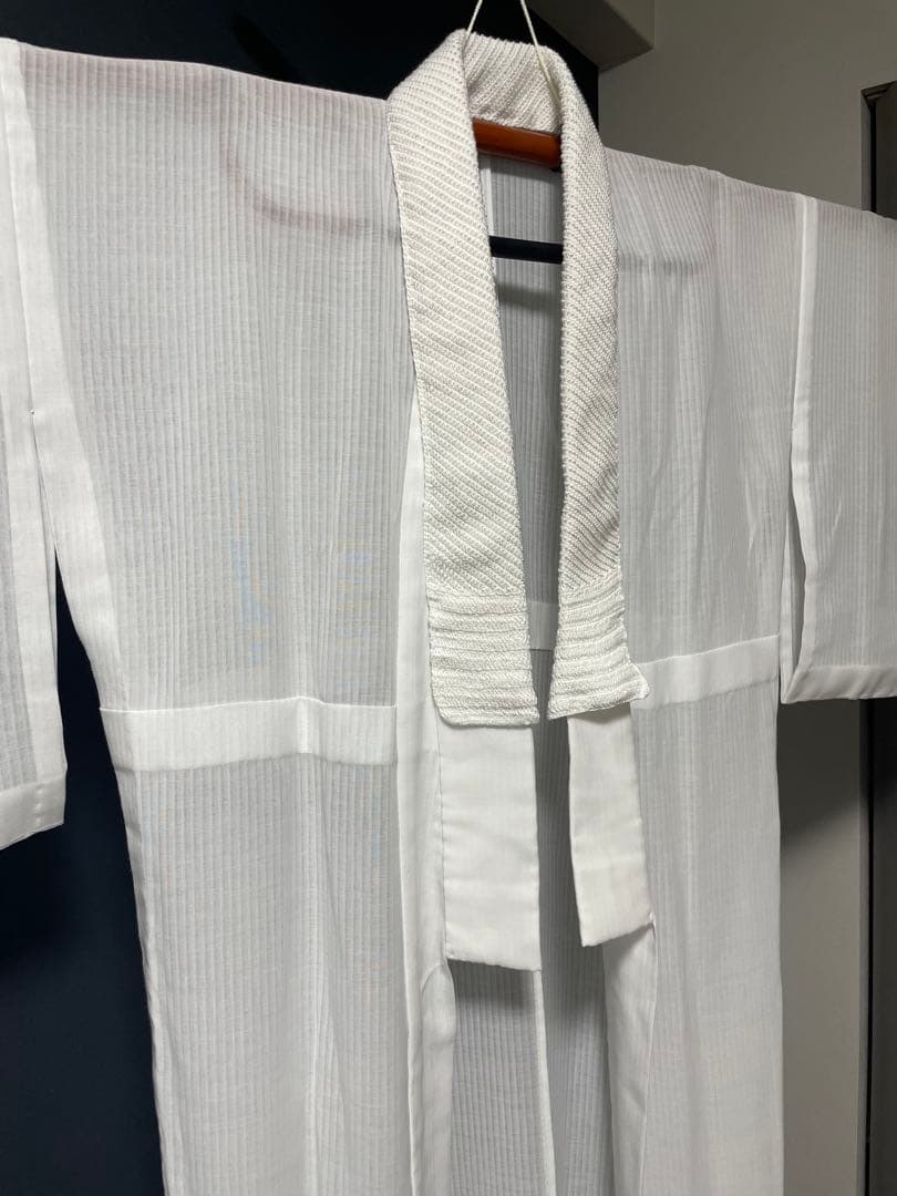 爽竹長襦袢　ビーズ半襟付き