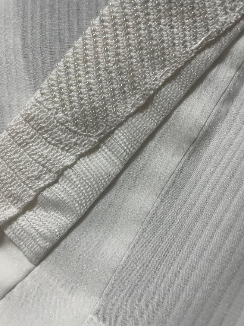 爽竹長襦袢　ビーズ半襟付き