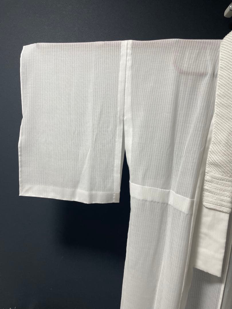 爽竹長襦袢　ビーズ半襟付き