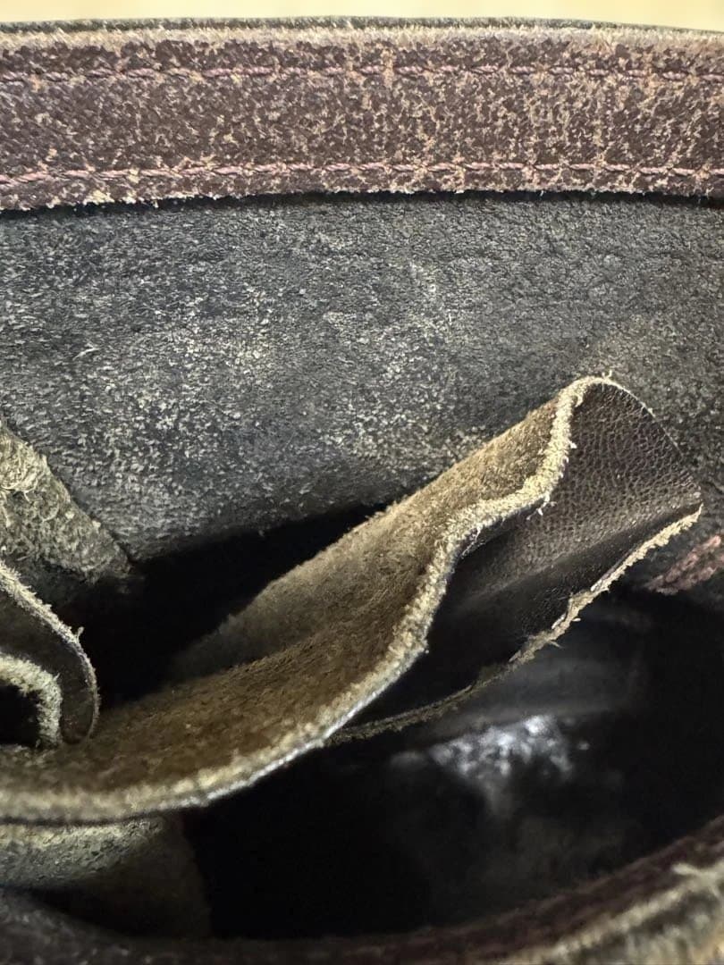 レッドウイング ロガーブーツ 茶芯 60〜70's プリント羽タグ