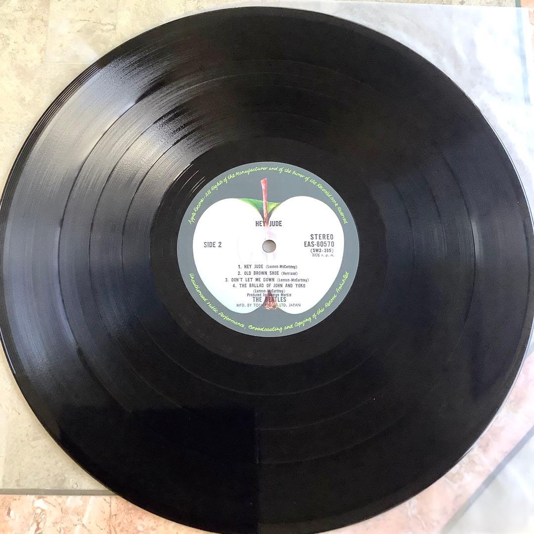 レコード新品! 全体新品同様! 1976年 国旗帯 ビートルズ ヘイ・ジュード