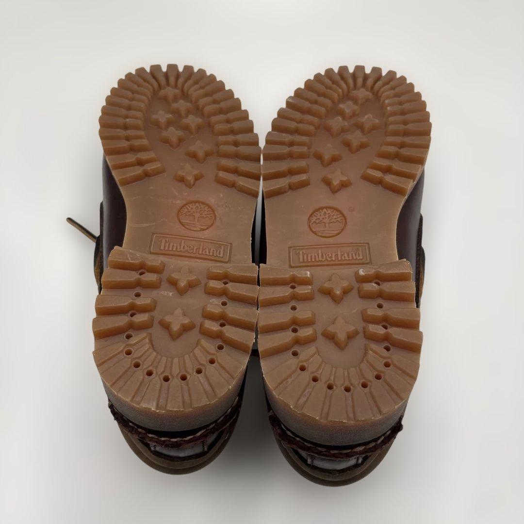 【極美品】TIMBERLAND　3EYE デッキシューズ　革靴　ブーツ　25