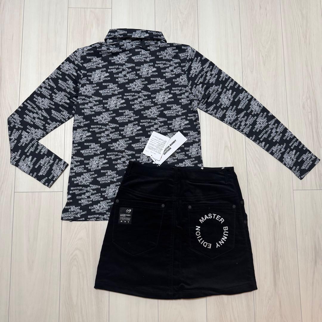 マスターバニーエディション 新品 タグ付き セットアップ スカート 裏起毛 秋冬