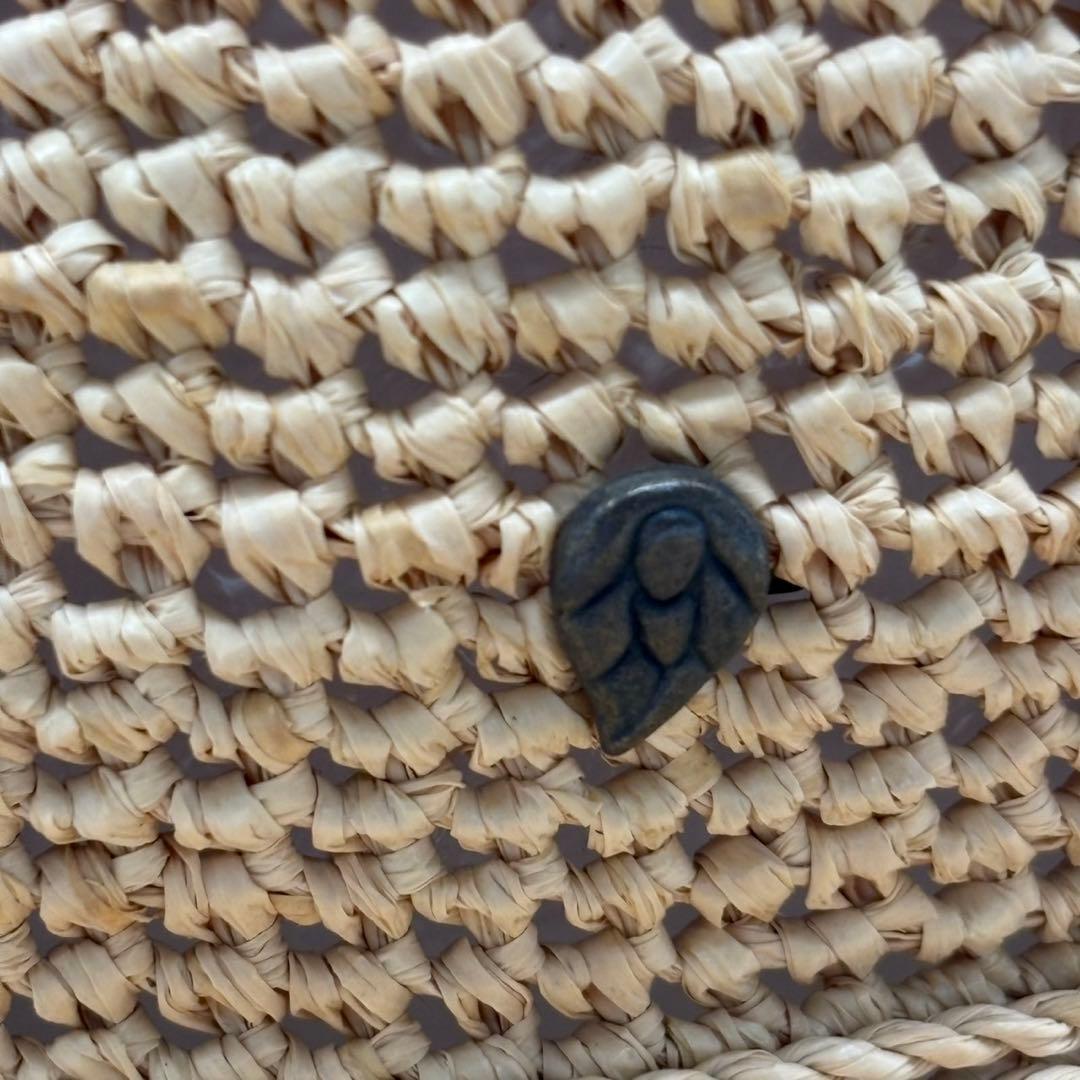 ヘレンカミンスキー　麦わら帽子　ラフィアハット　ナチュラル