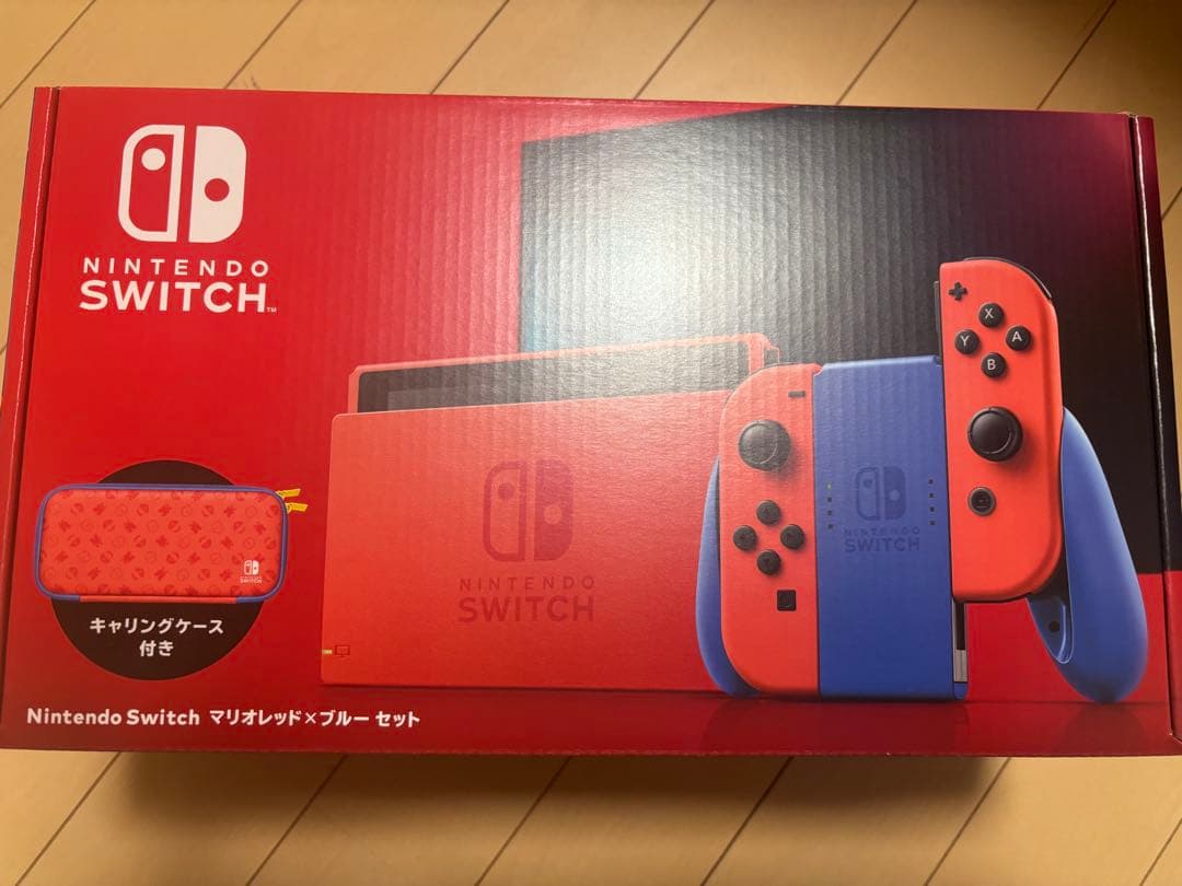 任天堂　新品　Nintendo Switch マリオレッド×ブルーセット