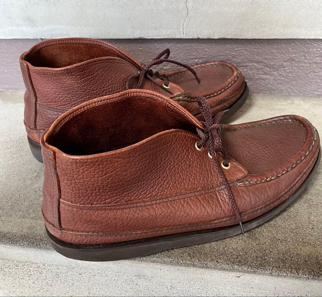 S*g様 ラッセルモカシン　スポーティングクレイチャッカ　　ブラウンレザー　28