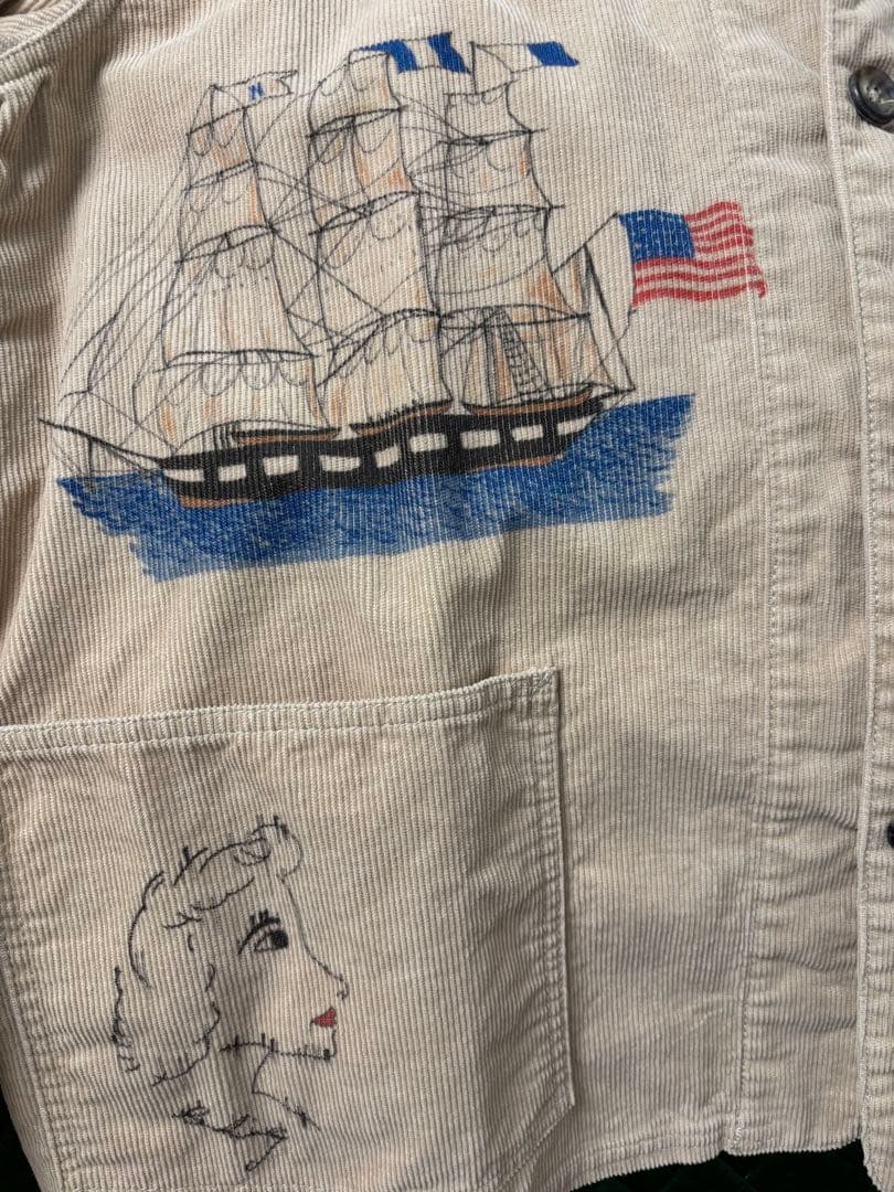 Are you different × West overalls カバーオール