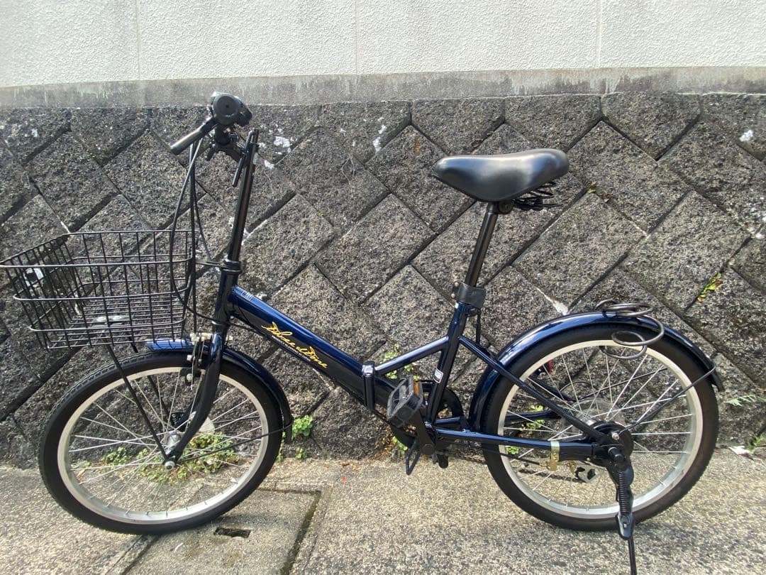 折りたたみ自転車 前カゴ付き【広島】