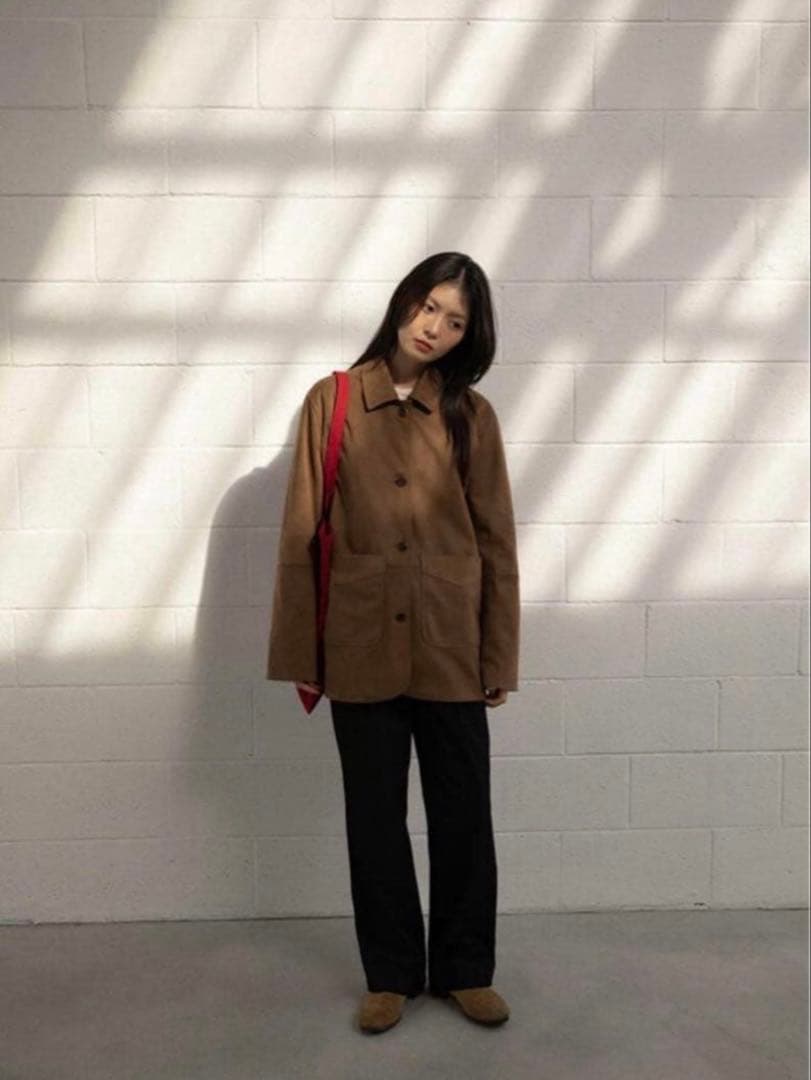 ジャケット・アウター OHOTORO Henry Suede Jacket