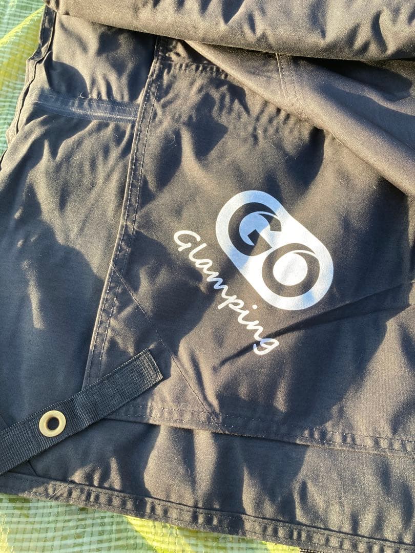 GO Glamping 3.5m TC スクエアタープ ポリコットン 黒