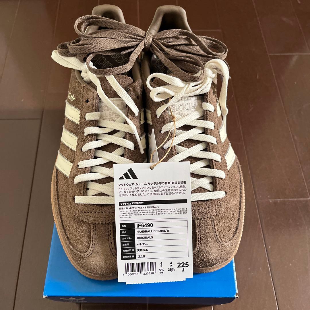 adidas HANDBALL SPEZIAL W ブラウン　22.5cm