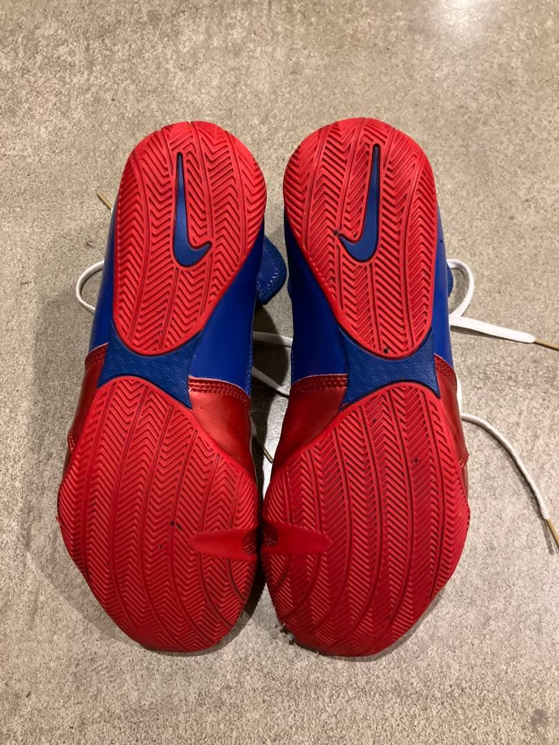 NIKE ハイパーKO ボクシングシューズ ブルー/レッド 27㎝