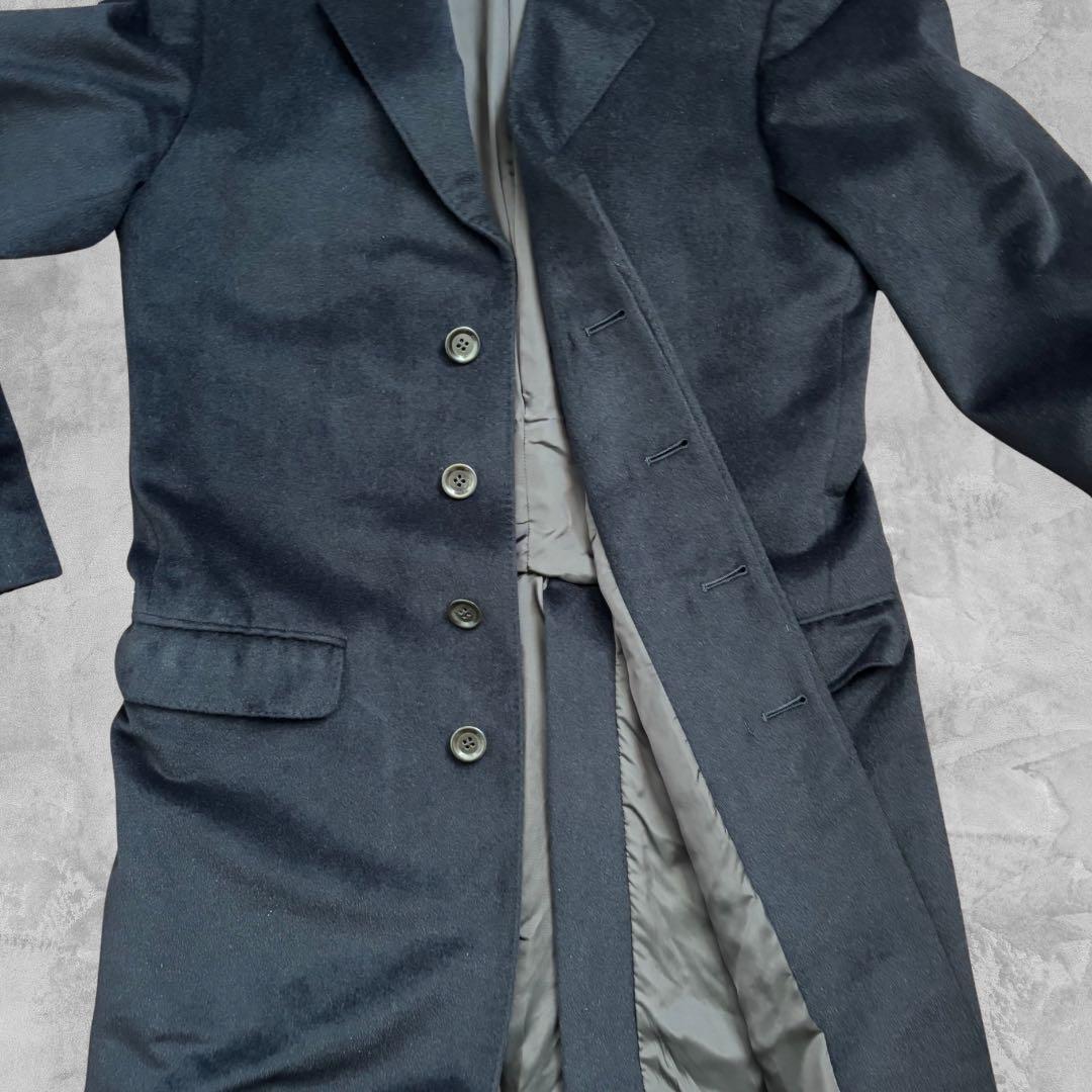 【日本製】E.ZbyZEGNA アンゴラ チェスターコート 高級素材 クラシック