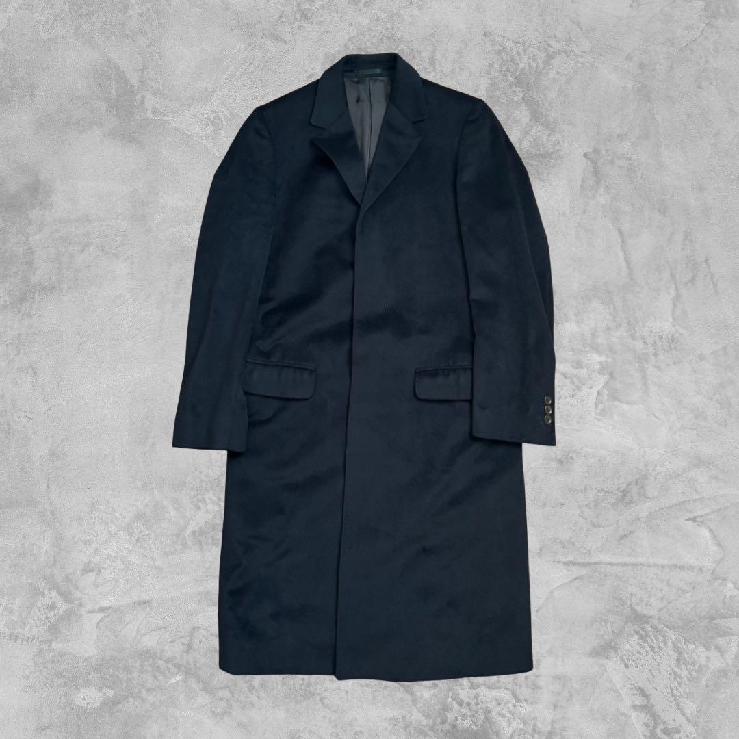 【日本製】E.ZbyZEGNA アンゴラ チェスターコート 高級素材 クラシック