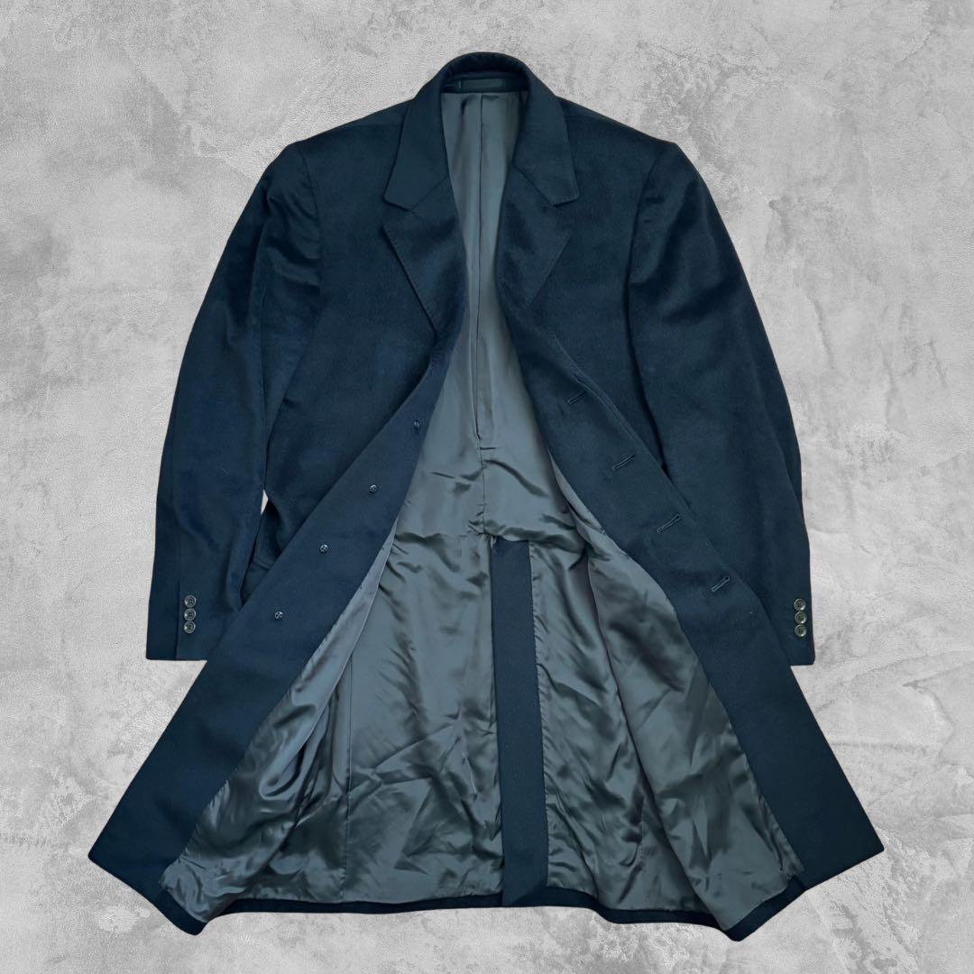 【日本製】E.ZbyZEGNA アンゴラ チェスターコート 高級素材 クラシック